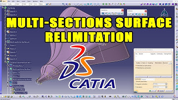 How to use Relimitation in Multi-sections surfaces in CATIA V5