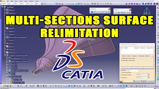 How to use Relimitation in Multi-sections surfaces in CATIA V5
