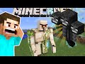 Wither Boss Fight With Iron Armor In Minecraft
