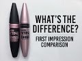 Maybelline Lash Sensational Luscious Mascara Comparison