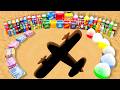 How to Make Giant Plane made with Orbeez, Fanta Balloons, Popular Sodas, Pepsi, Coca Cola vs Mentos