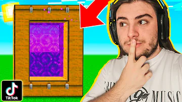 PROBAMOS Los TIKTOK Más VIRALES DE MINECRAFT FUNCIONAN MINECRAFT TIK TOK 28 PROBAMOS Los TIKTOK Más VIRALES DE MINECRAFT FUNCIONAN MINECRAFT TIK TOK 28