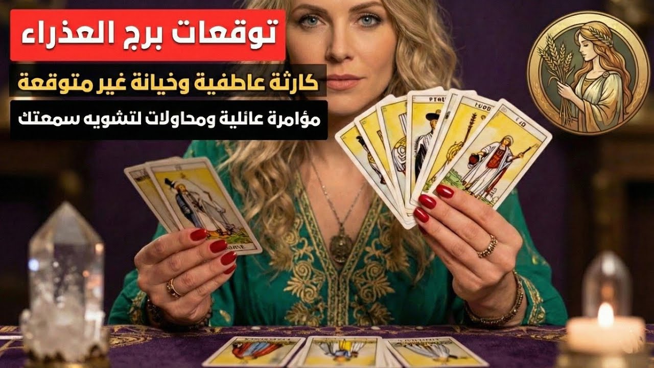 توقعات برج العذراء ♍️ سفرية حلوة هتغير مودك ✈️ وفلوس كتير جاية 💰 احذر العقارب اللي حواليك 🐍