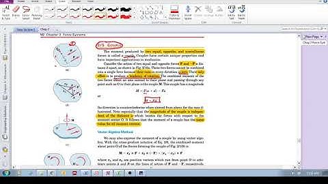 Chap 2.5 - Couple (a): Moment of a couple