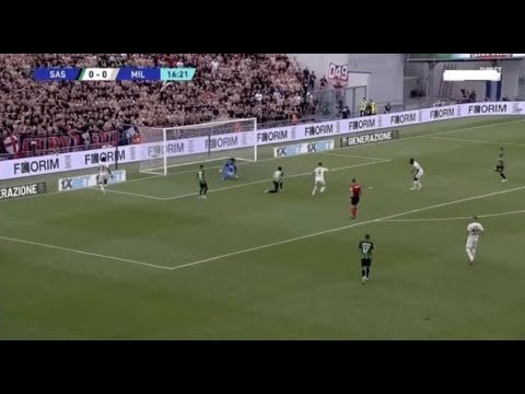 Olivier Giroud gol goal vs Sassuolo / Sassuolo vs Milan 0-3