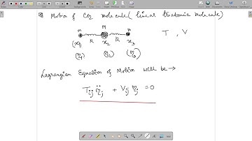 DSE 1: Classical Dynamics :: Small Oscillation Linear Triatomic Molecule Part 2