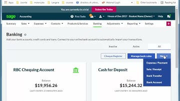 Sage Business Cloud Credit Cards