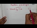 Basic strokes || Pattern writing