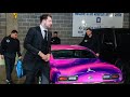 Luka Doncic arrives to AAC for Game 3 in 'Midnight Racer' car image