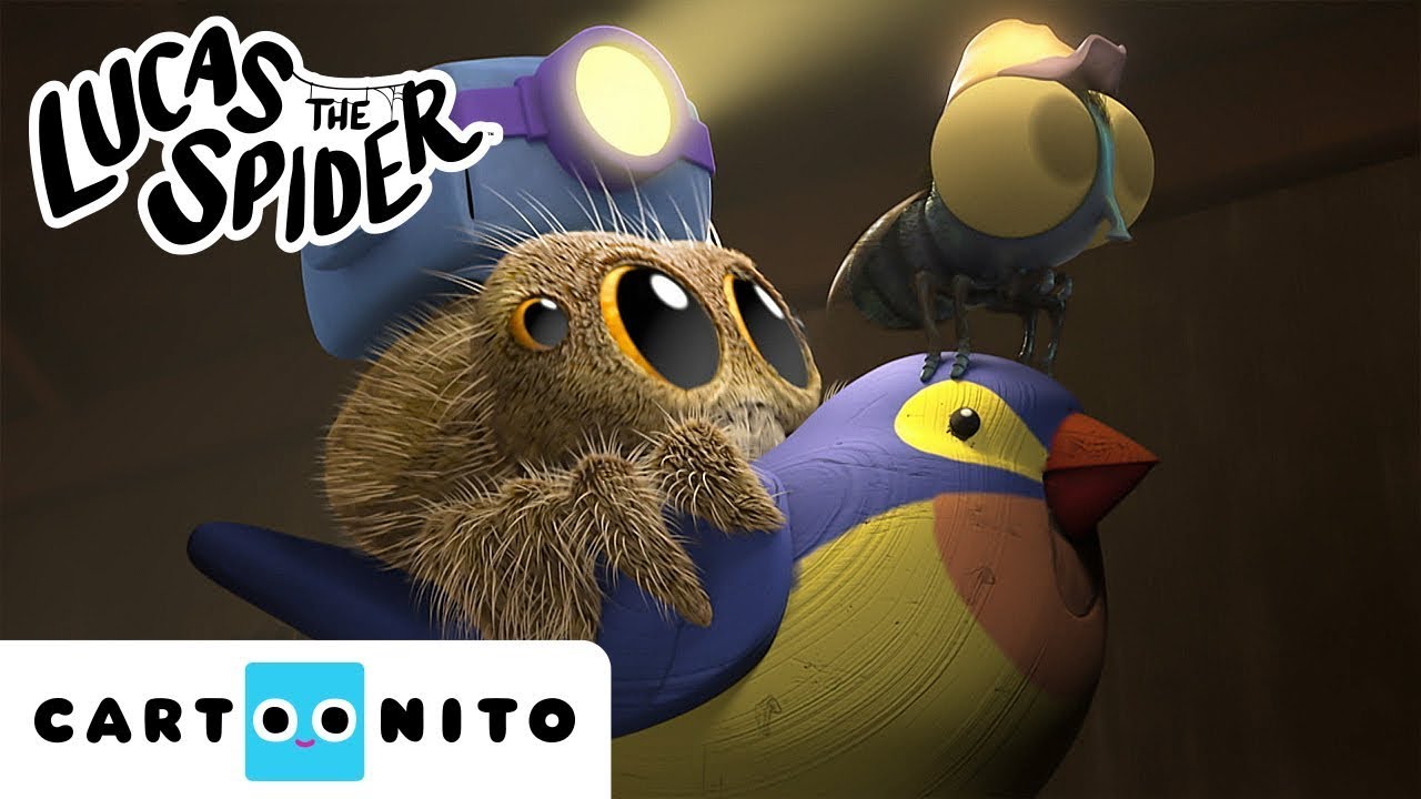 What's Inside the Clock | Lucas the Spider | Cartoons for Kids | @cartoonito