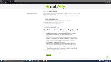 Getting Started with AirMagnet - Step 1 Registration