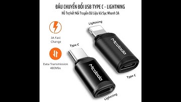 Đầu Chuyển Đổi Type C Lightning MCdodo OT-7680/7700