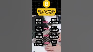 Bitcoin always recovers | BTC 2016-2023 Price / Crypto News Today #shorts #crypto