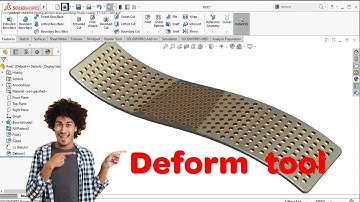 #solidworks | HOW TO USE A DEFORM TOOL?|