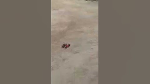 Fun at BMX track with traxxas rustler