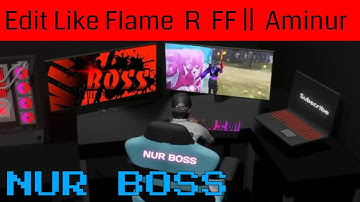 Edit Like Flame R FF || Insane GamePlay || Gaming Nur Boss