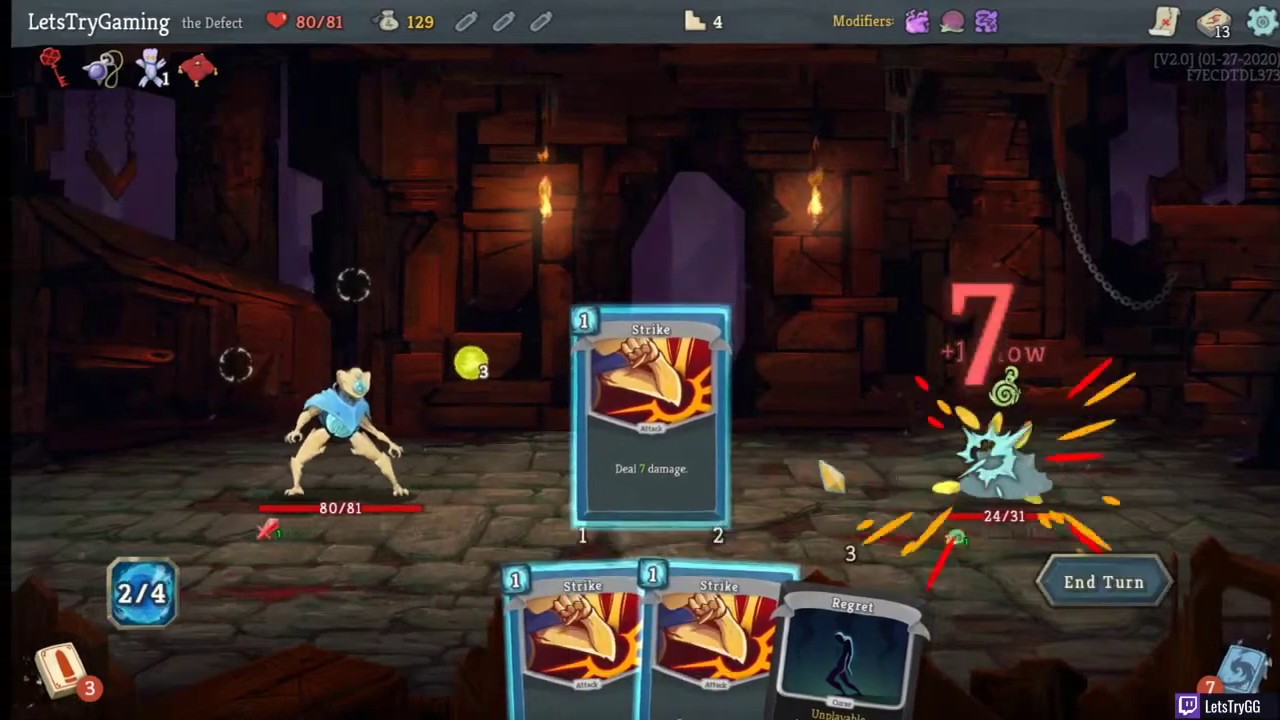 Live Stream 2 Part 1 of 3 Slay the Spire Daily, The Defect, Cursed Run, Time Dilation, Night Terrors