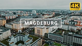 Magdeburg, Germany 🇩🇪 | 4K Drone Footage (With Subtitles)