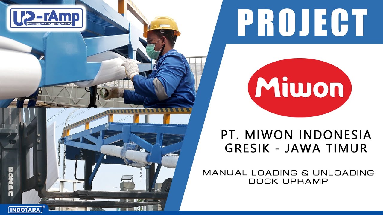 PROJECT MOBILE UP RAMP LOADING DOCK & UNLOADING 15 TON - PT MIWON INDONESIA - GRESIK JAWA TIMUR - YouTube