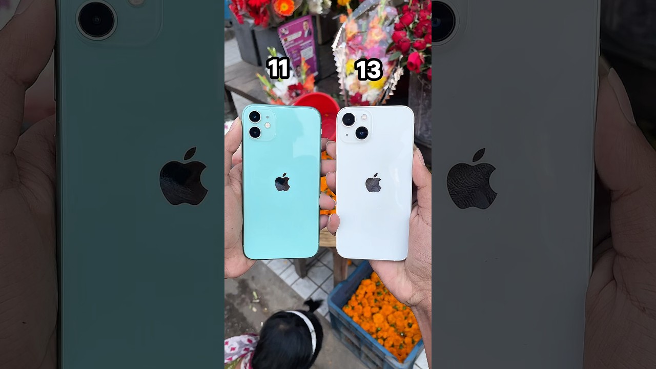 iPhone 11 против iPhone 13 | Тест зума камеры! 