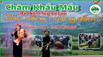 #hatnom Hát Nôm Tày Võ Lao - Châm Khẩu Mẩu - Lễ Hội Cốm Dương Quỳ 2023 | Thanh Quang Tây Bắc
