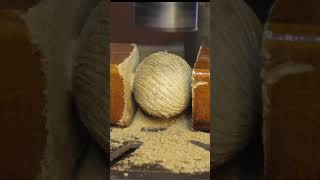 Duas maneiras de fazer esferas de madeira perfeitas! #art #viral #brasil #money #youtubeshorts