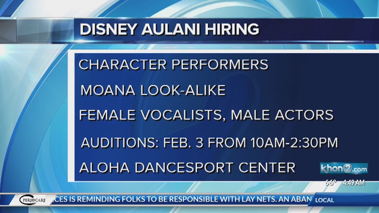 Alerte casting ! Disney est la recherche de sa nouvelle Vaiana