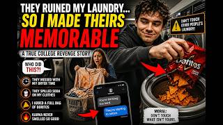 “Dorm Laundry Revenge Turned Into A Psychological Trap 😳💀 (What Really Happened)”