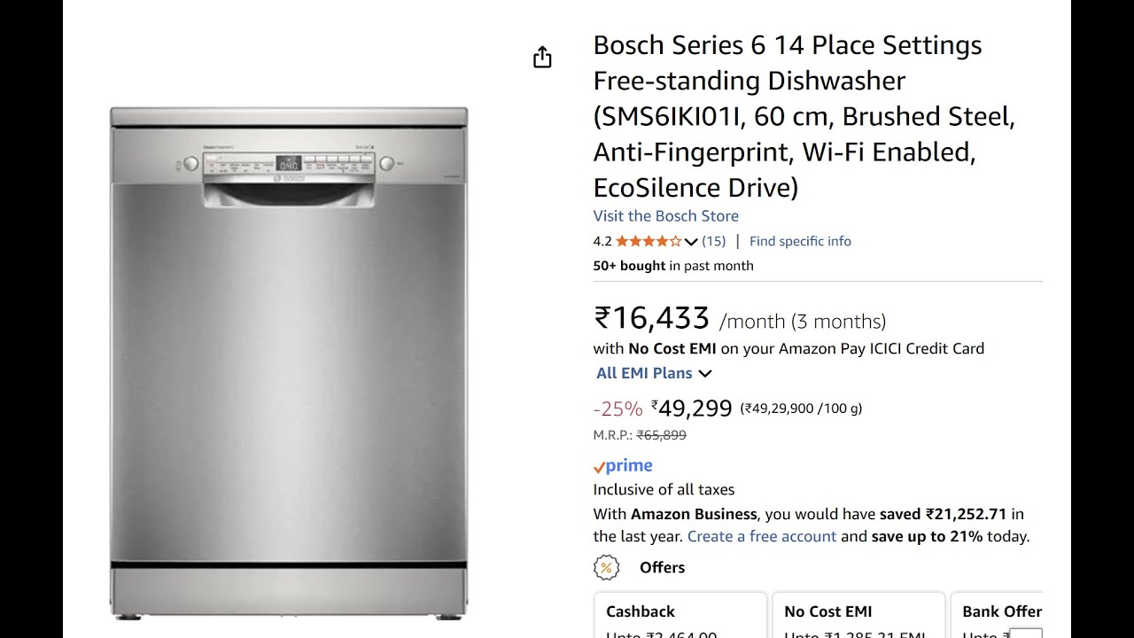 BOSCH DISHWASHER MODEL-SMS6IKI01I  Before and After Wash