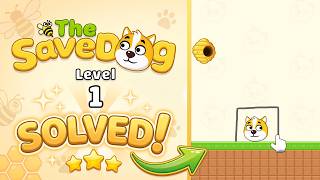 🐶 Save The Dog - Level 1 Solution & Walkthrough | How to Pass!