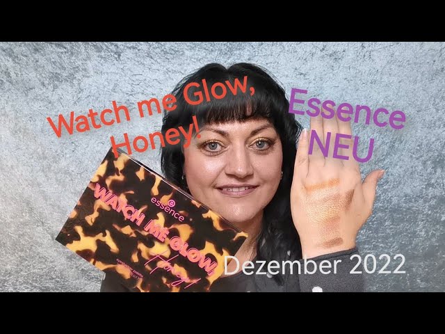 Essence Neu! Dezember Januar 2023 🧐 Watch me Glow Honey 🧐  Lidschattenpalette Test & Review #essence - YouTube
