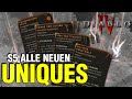 ALLE 15 NEUEN UNIQUES für SEASON 5 DIABLO IV