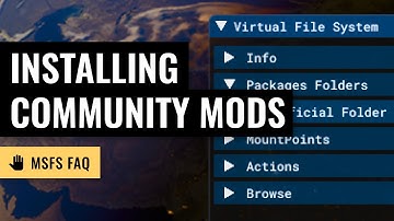 MSFS 2020: Installing Mods/Addons / Finding the Community folder in Microsoft Flight Simulator 2020
