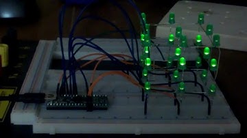 3 x 3 x 3 LED Cube controlled by Teensy 2.0 ++