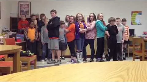 VANTAGE students introduce Mr. Neubecker
