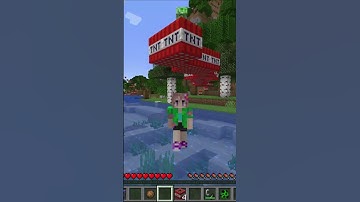 Creeper & TNT?? #minecraft #gaming #shorts #gaming #creeper #tnt #hacks #commands #commandblock