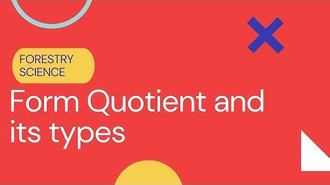 Form Quotient and it