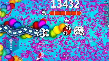 SNAKE IO🐍 RAINBOW 🌈 SNAKE IO🐍 vS 💀 MONSTER RAIKO EPIC SNAKE.IO🐍 BEST/FUNNY GAMEPLAY! New Snake Game