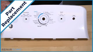 GE Dryer Backsplash Assembly Replacement WE03X24547