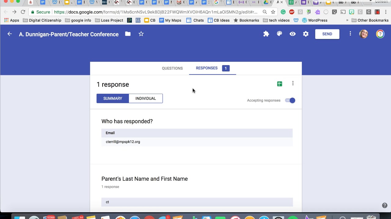 Using Forms and the Add on Choice Eliminator Lite for Parent Teacher Conferences YouTube