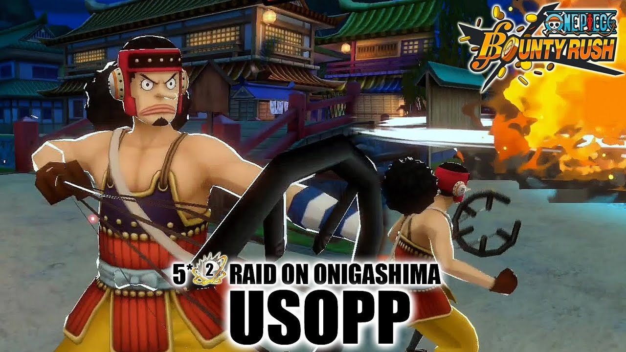 NEW 5⭐️ Boost 2 Raid on Onigashima USOPP(Lazy Rat Runner) | One Piece Bounty Rush