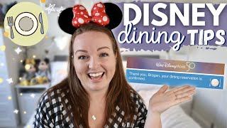 DISNEY DINING TIPS! ✨ securing ADRs, 60 days advance dining & best Walt Disney World restaurants