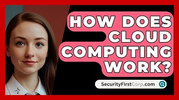 How Does Cloud Computing Work? | SecurityFirstCorp News