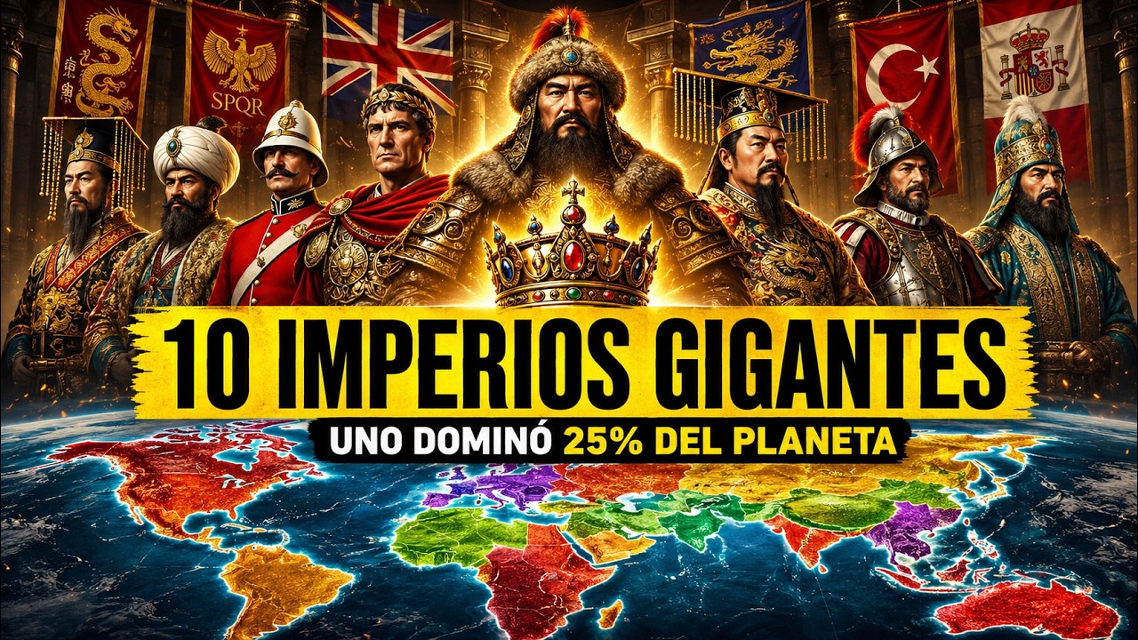 🌍 Los IMPERIOS más GRANDES de la HISTORIA: ¿Quién gobernó el MUNDO? 👑🔥 ...