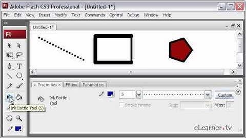 Flash Tutorials: Lines and Shapes