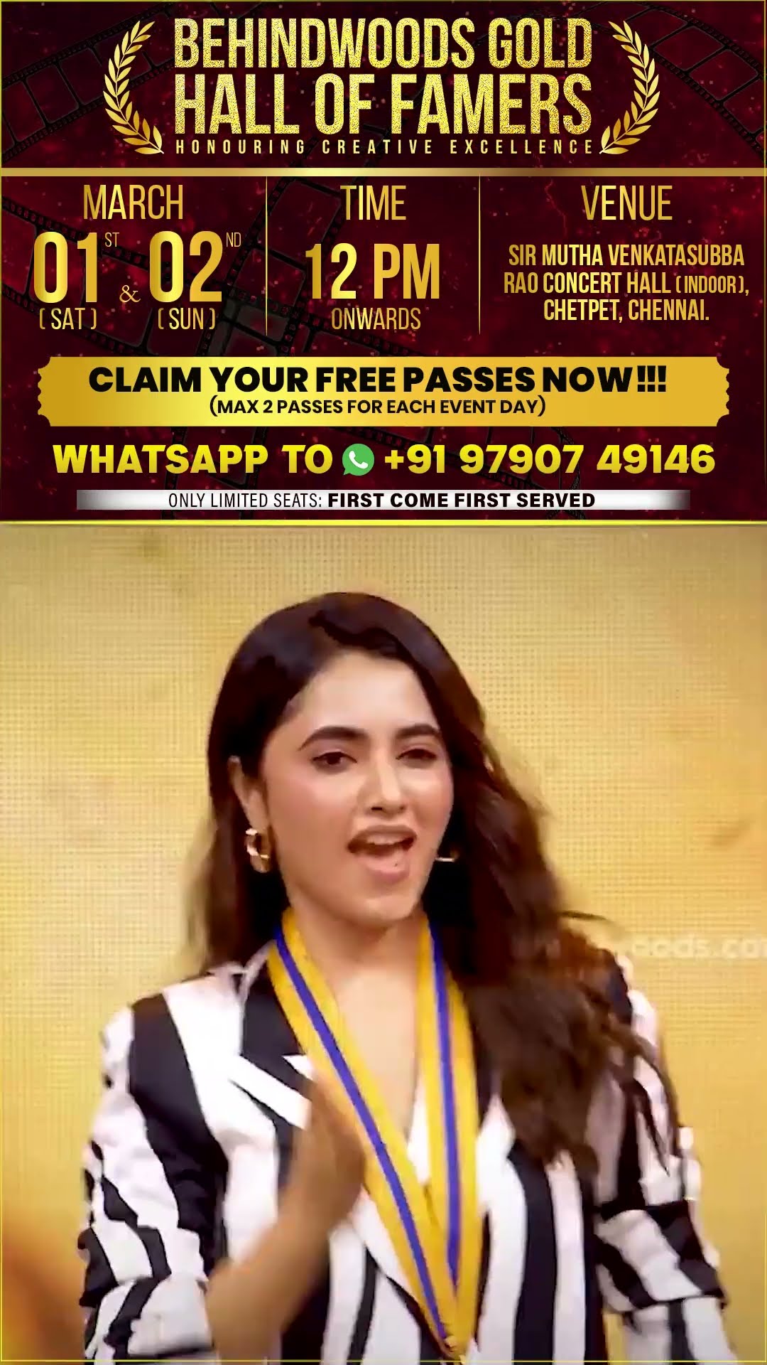 சும்மா அதிர போகுது?? Get Ready Folks #BehindwoodsGoldHallOfFamers