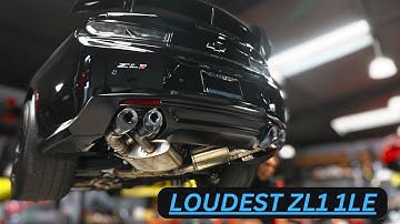 Camaro ZL1 Kooks Headers w/ Corsa is Officially The Loudest Car!
