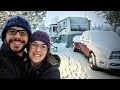 The Best RV Winter Setup: How to RV in Winter and the Gear That Will Keep You Cozy Warm!