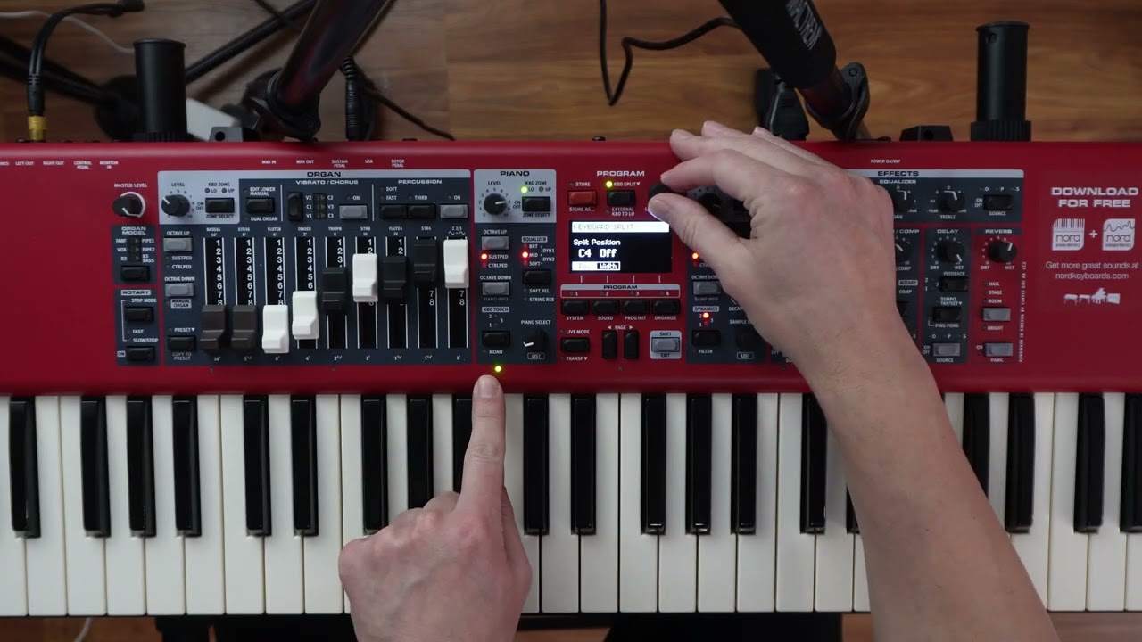How To Use The Nord Keyboard Split Function
