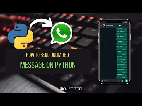 how to send  automatic 1000+ message in WhatsApp with python | python code #pythonprogramming